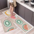 thumbnail image 3 of Alfombra de cocina con diseño artístico de PLANTA, para entrada, sala de estar, dormitorio, suelo, pasillo, balcón, alfombra antideslizante, 3 of 5