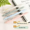 thumbnail image 4 of Back to school Cat Pens 4Pcs 0.5mm Point Smooth Writing Pens High End Ballpoint For Journaling Note Taking Cat Lover For Women 2ml, 4 of 8
