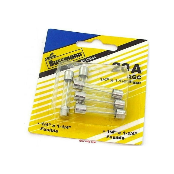 Bussmann AGC-20 Buss Fuse 20A 32V AGC20 (Pack of 5) by Bussmann