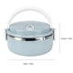 thumbnail image 2 of Fiambrera portátil de acero inoxidable azul con aislamiento térmico para fideos de arroz, contenedor de alimentos de una capa Jadeshay moderno, 2 of 6