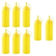 thumbnail image 5 of 8Pcs Portable Sauce Bottles Salad Condiment Bottles 250ml for Condiments Syrup Ketchup Yellow, 5 of 7