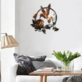 thumbnail image 6 of Bird Metal Wall Silhouette Wall Sculptures Garden Statues Hanging for Ornaments Outdoor Indoor Living Room Bedroom Background ,, 6 of 8