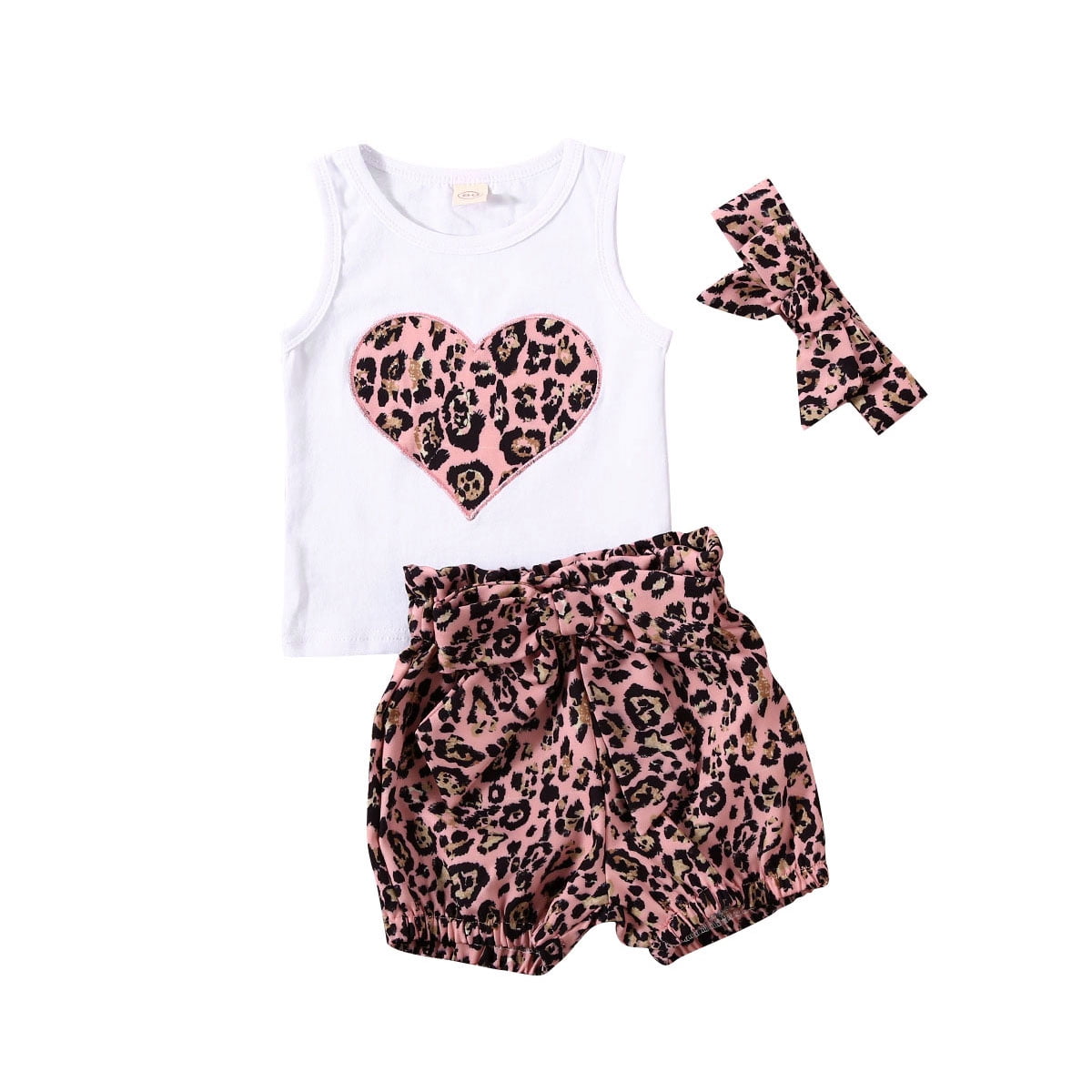 leopard print baby vest