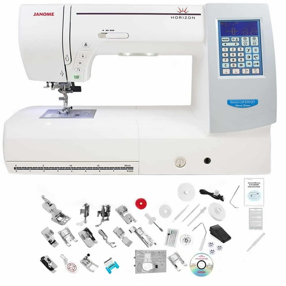 Janome Memory Craft Horizon 8200QCP Special Edition Sewing Machine