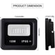 thumbnail image 3 of FloreceBien Luces de inundación LED, reflector exterior superbrillante, luz de seguridad con enchufe, 3000 lm 6500 K IP66 luces de jardín impermeables para entradas, escaleras, patio y garaje, 3 of 6