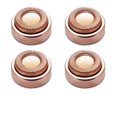 thumbnail image 1 of DAMAIE Facial Hair Remover Replacement Blade Heads, 18K Rose Gold Plated Replacement Heads 3pcs, 1 of 5