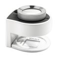 thumbnail image 2 of Lupa de 10 x 30 x escala con regla de luz LED, lupa de metal para monedas textiles, sellos de moneda, mapa, joyería-Blanco LingWen 9024736121830, 2 of 5