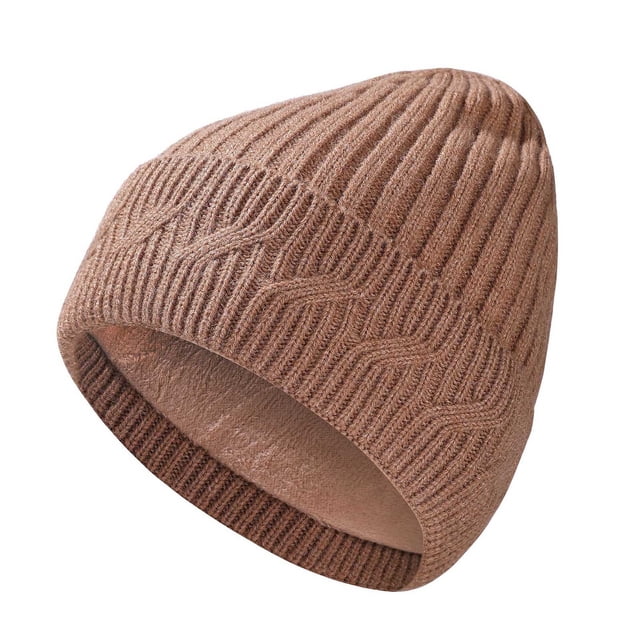 Sombreros de invierno para mujer, de color liso, cálidos y resistentes al frío, con orejeras integradas, de poliéster.