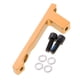 thumbnail image 4 of Adaptador para pinza de freno de disco de bicicleta, adaptador con tornillos de montaje y dorado, 4 of 9