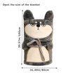 thumbnail image 4 of Toystoory Manta de franela de animales de dibujos animados, sofá de 2 lados, alfombra para siesta de dormitorio para niños y adultos, viajes al aire Decoración del hogar Fornido Toystoory HA002475-02, 4 of 6