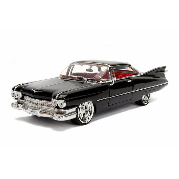 1959 Cadillac Coupe Deville Hard Top, Black - Jada 99989WA1 - 1/24 scale Diecast Model Toy Car