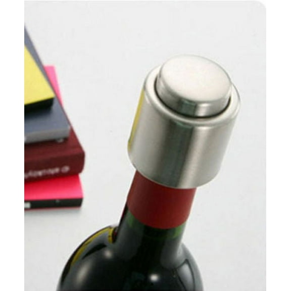 Stainless Steel Reusable Vacuum Sealed Champagne Red Wine Bottle Stopper Cap New