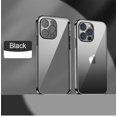 thumbnail image 1 of Funda de silicona suave transparente chapada de lujo para iPhone 14 Plus 13 11 12 Pro Max Mini XR X XS 8 7 Plus funda transparente a prueba de golpes Tan Jianjun unisex, 1 of 2
