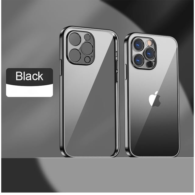 Funda de silicona suave transparente chapada de lujo para iPhone 14 Plus 13 11 12 Pro Max Mini XR X XS 8 7 Plus funda transparente a prueba de golpes Tan Jianjun unisex