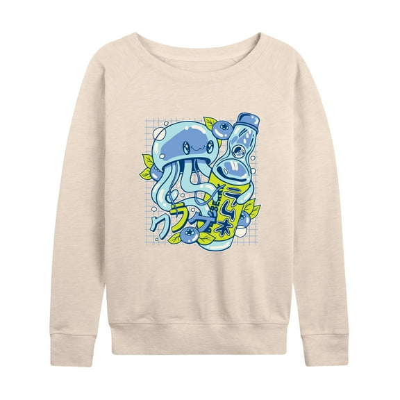 Instant Message - Jellyfish Ramune - Women's Lightweight French Terry Long Sleeve Shirt