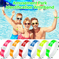thumbnail image 4 of 48pcs Vinyl Wristbands Plastic Event Wristbands Colorful Wristbands for Events Concert Carnival Nightclub, Set 1, 4 of 6