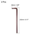 thumbnail image 2 of Unique Bargains 10mm Ball End Hex Key Wrench, L Shaped Long Arm S2 Steel Repairing Tool, Metric 2 Pack, 2 of 5