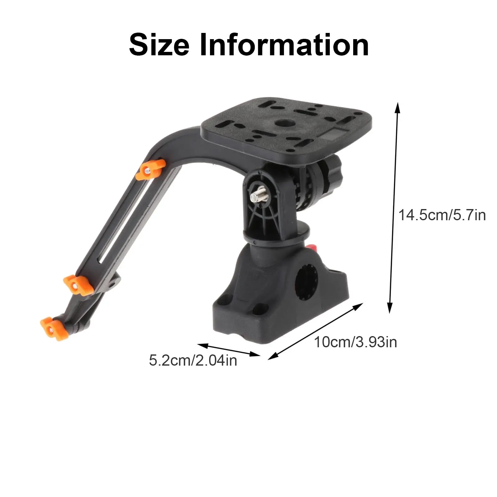 Kayaks Fish Finder Mount Marine Kayaks Transducer Mounting Arm Electronic Fish Finder Mount Base Kayaks Accessories
