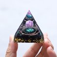 thumbnail image 3 of Generador de energía de chakra Reiki de cristal de pirámide de orgonita natural (Libra) Tmvgtek Para estrenar, 3 of 6