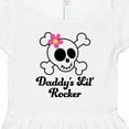 thumbnail image 4 of Inktastic Daddy's Little Rocker Skull Girls Toddler Dress, 4 of 5