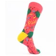 thumbnail image 2 of Halal Socks Paan Crew Socks | Desi Socks | Fun Socks | Pink Socks, 2 of 2