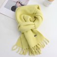 thumbnail image 1 of Women New Scarf Autumn Winter Pure Color Scarve Femme Knitted Fashion Shawl Unisex For Women, 1 of 5