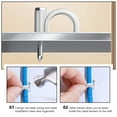 thumbnail image 3 of 400pcs Cable Clips Cable Management Clips Steel Nail Various Cable Clips, 3 of 8