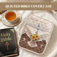 thumbnail image 7 of FOR U DESIGNS Pigeon Sunflower Cross Pattern Bible Cover for Women Men Large Capacity Church Bag Bible Protective Lightweight Bible Carrier Bag Christian Bible Accessories, 7 of 7