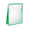thumbnail image 4 of jinwen File Bag Clear Document Bag Art Portfolio Bag for Projects Classroom Teacher Green, 4 of 9