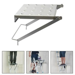 Adjustable Aluminum Work Plank - Extends 8-13ft, Holds 440 Lbs, Skid-Proof Platform For Scaffolding & Ladders