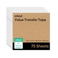 thumbnail image 1 of Cinta de transferencia Cricut Value, paquete plano de 75 pies, 75 hojas, 1 of 6