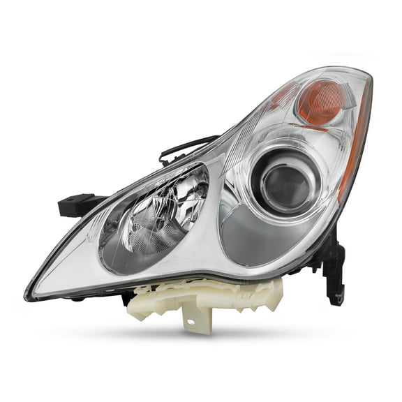 AKKON - Fits 2008-2012 Infiniti EX35 2014-2017 QX50 [HID/Xenon Type] Projector Chrome Headlight Driver Left Side w/AFS