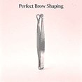 thumbnail image 5 of EXLEAF 2026 New Tweezers Ergonomic Handle Tweezers for Men Precision Cutting Easy Use Tweezers for Women Silver for Facial Hair Removal Eyebrow Shaping Grooming Personal Care., 5 of 7