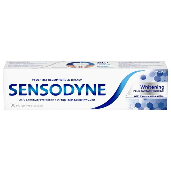 Sensodyne Whitening & Tartar Sensitivity Toothpaste, 100 mL Mint