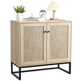 thumbnail image 4 of Sideboard Buffet Cabinet with Storage,Accent Cabinet with Rattan Doors &Adjustable Shelves,Storage Cabinet for Dining Room,Living Room,Kitche, 4 of 8