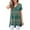Blue Khaki, variant on Women's Summer Casual T-Shirt V-Neck Short Sleeve Tunic Tops for Leggings Loose Blouse Shirt