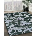 thumbnail image 2 of Ahgly Company Indoor Rectangle Abstract Dark Slate Gray Green Abstract Area Rugs, 7' x 10', 2 of 6