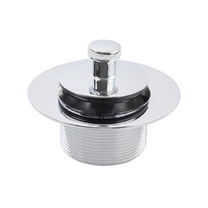 SUPPLYGIANT Lift and Turn Tub Drain Stopper, 1-1/2 Bathtub Drain Assembly, Polished Chrome Finish