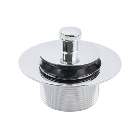 SUPPLYGIANT Lift and Turn Tub Drain Stopper, 1-1/2 Bathtub Drain Assembly, Polished Chrome Finish