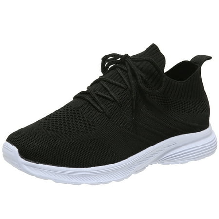 

NIEWTR Womens Slip on Running Shoes Non Slip Walking Shoes Lightweight Gym Workout Shoes Breathable Fashion Sneakers(Black 8.5)