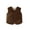 D24/Brown, variant on Afdoent Girls Vest Long Pile Warm Sleeveless Jacket Outerwear For Toddler Kids Winter Fall Fashion 2-3 Years