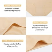 Loritta 7 Pack High Waist Underwear for Women Ladies Cotton Underwear Full Coverage High Waist Panties for Women ,Size S-2XL