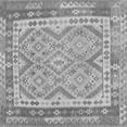 thumbnail image 1 of Ahgly Company Indoor Square Southwestern Gray Country Area Rugs, 5' Square, 1 of 1