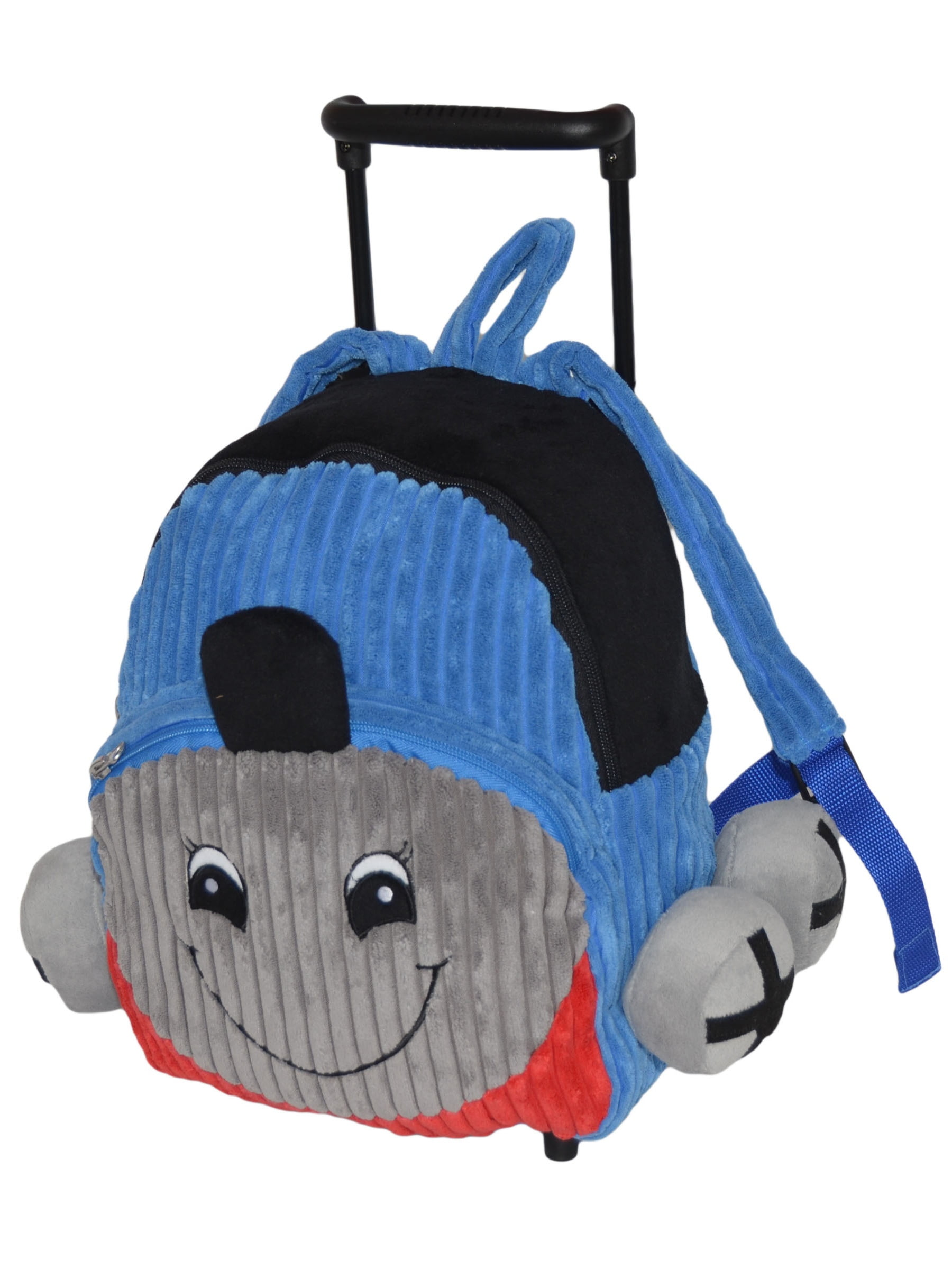 2in1 Kids Plush Rolling Suitcase/Backpack with Stuffed Animal Panda