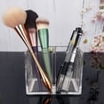 thumbnail image 6 of Transparent lipstick Cosmetic Makeup Acrylic Makeup Brush Tool Storage Box Case Make-up Brush Holder Table Organizer Makeup Tool, 6 of 10