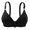 Black, variant on Women's Push Up Wireless Bra Comfort Support No Underwire Bras Comfortable Wire Bralette Everyday Underwear Bra Comfort