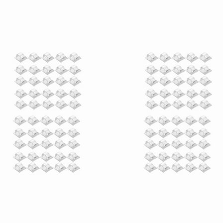 100 x Hooks-Transparent