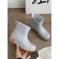 thumbnail image 6 of Frontwalk Womens Mens Rain Boots Outdoor Rubber Boot Waterproof Garden Shoes Work Casual Rainboot Unisex Non-Slip Gray (Men) 5.5, 6 of 9
