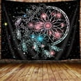 thumbnail image 3 of Colorful Pink Dream Catcher Tapestry for Teen Girl Bedroom Aesthetic, Dreamcatcher Feather Galaxy Small Tapestry Wall Hanging Decor, Boho Girly Tapestries Poster Blanket for College Dorm,48X36Inches, 3 of 3