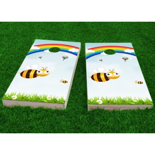Custom Cornhole Boards Kids Theme Cornhole Game (Set of 2) by Custom Cornhole Boards